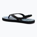 Rip Curl Grom Energy Bloom children's flip flops black/blue 3