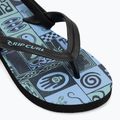 Rip Curl Grom Energy Bloom children's flip flops black/blue 7
