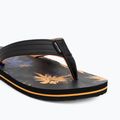 Men's Rip Curl Ripper Bloom flip flops black/orange 7