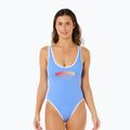 One-piece swimsuit Rip Curl Surf Puff sky blue