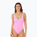 One-piece swimsuit Rip Curl Surf Puff light pink