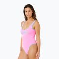 One-piece swimsuit Rip Curl Surf Puff light pink 5