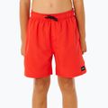 Children's swim shorts Rip Curl Offset Volley red 3