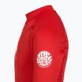Children's swim top Rip Curl Waves Upf lava red 5