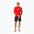 Men's swim long sleeve Rip Curl Waves Upf Perf lava red 2