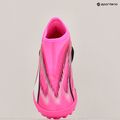 PUMA Ultra Match LL TT + Mid Jr poison pink/puma white/puma black children's football boots 9