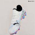 Children's football boots PUMA Future 7 Play FG/AG puma white/puma black/poison pink 10