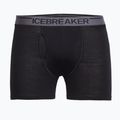 Men's thermal boxer briefs Icebreaker Anatomica wFly black