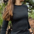 Women's thermal base layer top icebreaker 200 Oasis Crewe black 7
