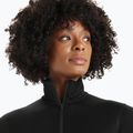 Women's thermal base layer icebreaker 200 Oasis Half Zip black 4