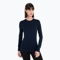 Women's thermal active sweatshirt icebreaker 260 Tech Crewe midnight navy