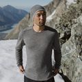 Men's thermal base layer top icebreaker 200 Oasis Crewe gritstone 11