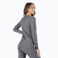 Women's thermal base layer top icebreaker 200 Oasis Crewe gritstone heather 3