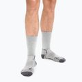 Men's Icebreaker Hike+ Medium Crew trekking socks blizzard heather 2