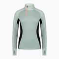 Men's Mons Royale Olympus Merino Base Layer 1/2 Zip dew/ black thermal longsleeve 5