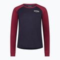 Women's thermal active sweatshirt Mons Royale Icon Raglan cherry/ 9 iron 4