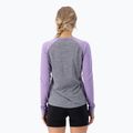 Women's thermal active sweatshirt Mons Royale Icon Raglan grey heather/ lupin 3