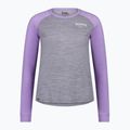 Women's thermal active sweatshirt Mons Royale Icon Raglan grey heather/ lupin 4