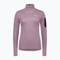 Women's Mons Royale Diversion Mock Neck thermal longsleeve mauve 3