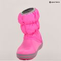 Crocs Winter Puff Kids snow boots electric pink/light grey 15