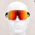 Red Bull SPECT Stun matt black/brown with red mirror sunglasses 9