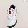Women's tennis shoes Mizuno Break Shot 4 AC white / pink tetra / turbulence 9