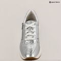 Geox Cristael silver women's shoes 10