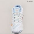 Women's volleyball shoes Mizuno Wave Voltage Mid white/peach parfait/halogen blue 9