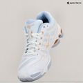 Women's volleyball shoes Mizuno Wave Voltage white/peach parfait/halogen blue 9