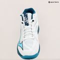 Men's volleyball shoes Mizuno Thunder Blade Z Mid white/sailor blue/silver 9