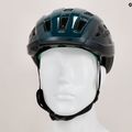 Lazer Codax KinetiCore + net dark green/black bicycle helmet 8
