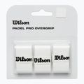 Wilson Padel Pro Overgrip padel racket wraps 3 pcs white. 2