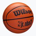 Children's basketball Wilson NBA JR Drv Fam Logo brown size 5 2