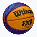 Wilson Fiba 3x3 Game Ball Paris Retail basketball 2024 blue/yellow size 6 4