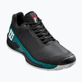 Wilson Rush Pro 4.0 Blade Clay men's tennis shoes black/black/deep teal 8