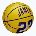Wilson NBA Player Icon Mini Lebron yellow size 3 children's basketball 2