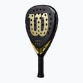 Padel racket Wilson Defy V1 black/ gold 3
