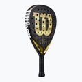 Padel racket Wilson Defy Pro V1 black/ gold 2