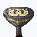 Padel racket Wilson Defy Pro V1 black/ gold 4