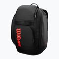 Tennis backpack Wilson Clash V3 Super Tour black/ infrared 2