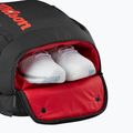 Tennis backpack Wilson Clash V3 Super Tour black/ infrared 10