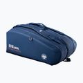 Tennis bag Wilson Roland Garros Session De Soiree Super Tour 15Pk 2026 navy/clay