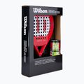 Padel racket + 3 balls Wilson Optix XP Padel Kit Box red 2