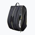 Padel bag Wilson Defy Padel black/gold 5