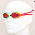 Speedo Fastskin Speedsocket 2 Mirror swimming goggles harlequin green/mandarin peel/true cobalt 7