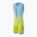 Men's triathlon suit Synergy Elite Sleeveless Trisuit mint/yellow