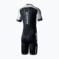Men's triathlon suit Synergy Elite Short Sleeve Trisuit salt & pepper 2