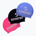 Swim cap Synergy Silicone Swim Cap 3 pcs. black/lavender/pink