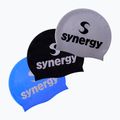Swim cap Synergy Silicone Swim Cap 3-Pack black/blue/silver