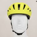 Bollé Stance Pure acid yellow matte bicycle helmet 11
